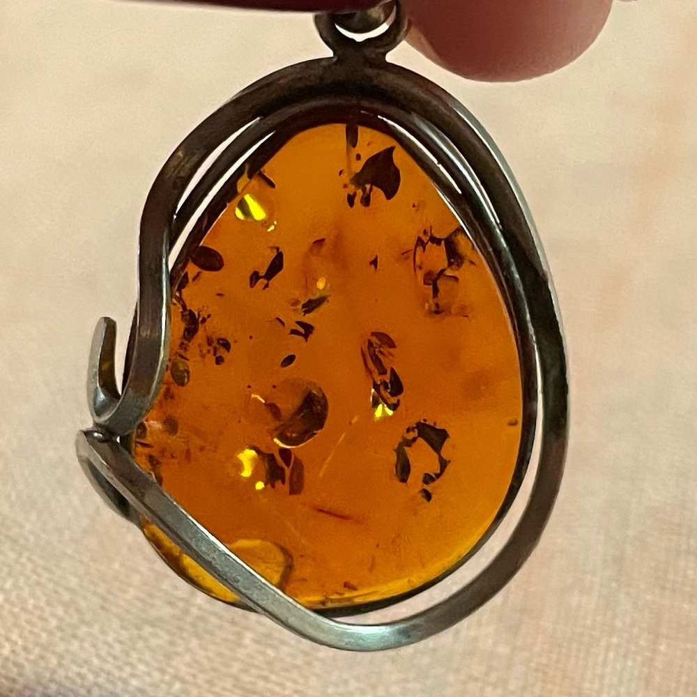 Amber Pendant from Russia